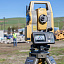 Тахеометр Topcon DS-105 на строительной площадке