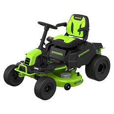 Greenworks GC82LT107 82V (107 см) - трактор садовый бесщеточный аккумуляторный с 6хАКБ 8 Ач + ЗУ G82CT6