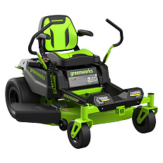 Greenworks GC82ZT107 82V (107 см) - райдер с нулевым радиусом разворота бесщеточный аккумуляторный с 6хАКБ 8 Ач + ЗУ G82CT6