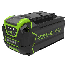 Greenworks GD40SC38II 40V, с АКБ 4 Ач с USB + ЗУ 4А двойное - аэратор-скарификатор аккумуляторный