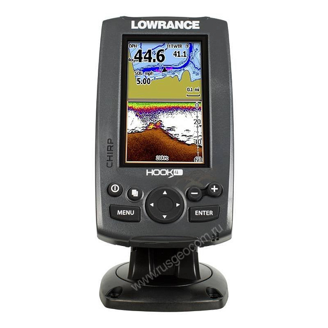 Картплоттер с эхолотом Lowrance HOOK-4