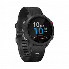 Часы для спорта Garmin Forerunner 245 Music черные с черным ремешком