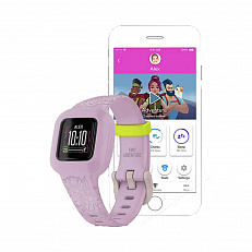 Фитнес-браслет для ребёнка Garmin Vivofit JR 3 Lilac Floral