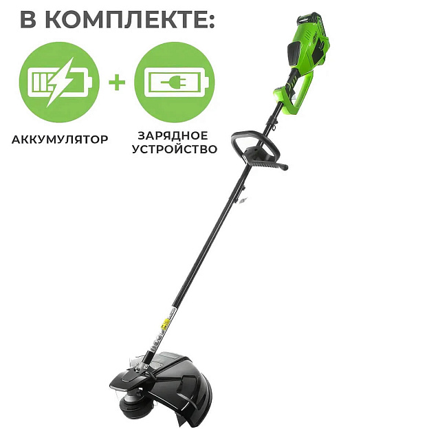 Аккумуляторный триммер Greenworks GD40BCK4