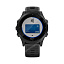 Часы с gps  Garmin Forerunner 945 черные с чёрным ремешком