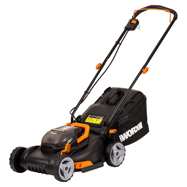 Аккумуляторная газонокосилка WORX WG743E