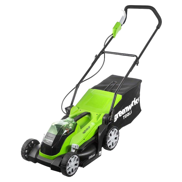 Аккумуляторная газонокосилка Greenworks G40LM35