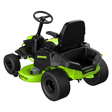 Greenworks GC82LT107 82V (107 см) - трактор садовый бесщеточный аккумуляторный с 6хАКБ 5 Ач + ЗУ G82CT6