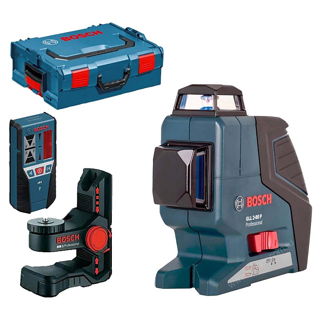 Лазерный нивелир Bosch GLL 2-80 P + BM1 + LR2 + L-Boxx (0.601.063.209)