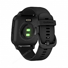 спортивные Часы Garmin Venu Sq Music Edition черный с серым алюминиевым безелем