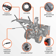 Patriot PS 603 LED снегоуборщик подробно о содержании техники